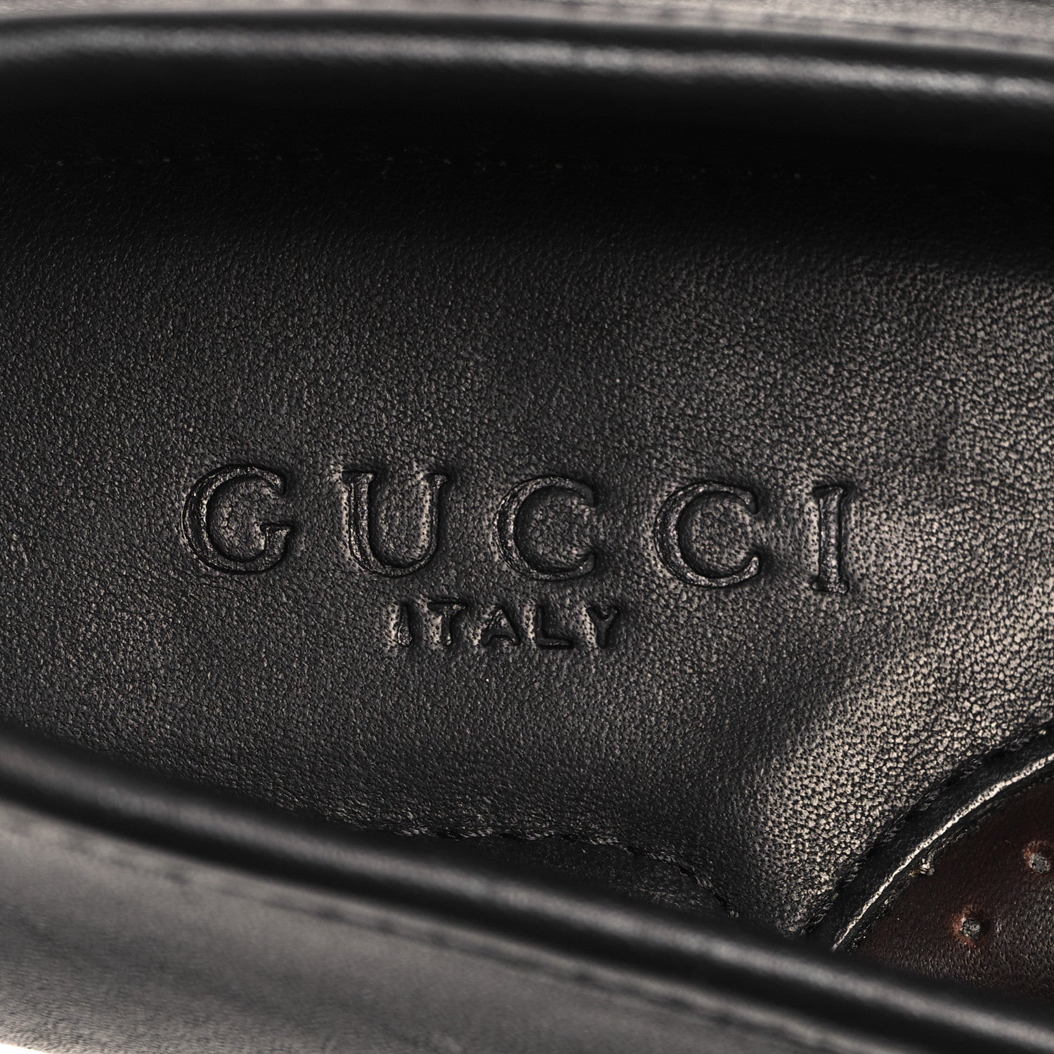 Gucci Calfskin Mens Horsebit Loafers 10 Brown