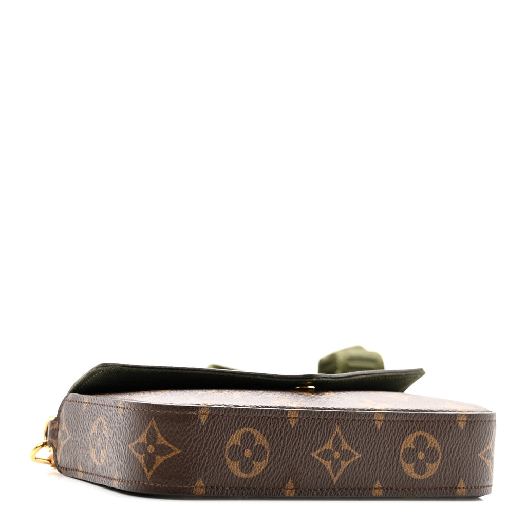 Louis Vuitton Monogram Felicie Strap & Go Kaki