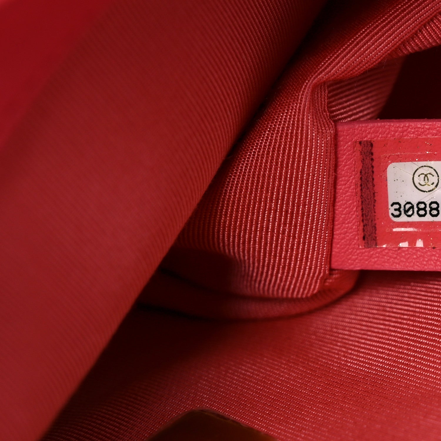 Chanel Sequin Quilted Medium Chanel 19 Flap Coral