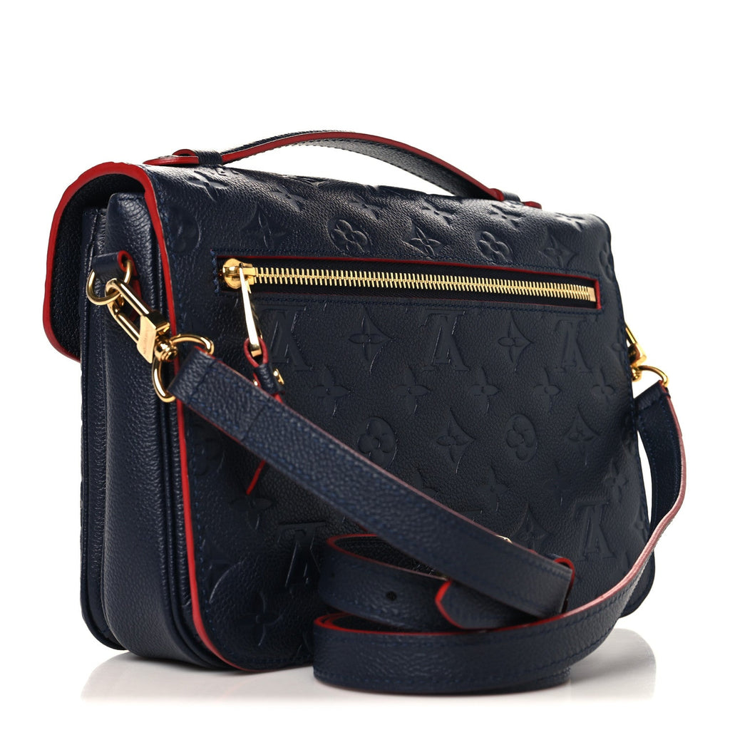 Louis Vuitton Empreinte Pochette Metis Marine Rouge