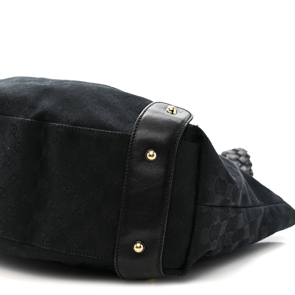 Gucci Monogram Medium Pelham Shoulder Bag Black