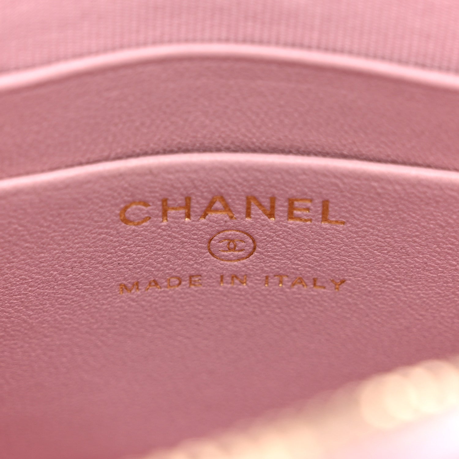 Chanel Tweed Quilted Mini Clutch With Chain Pink