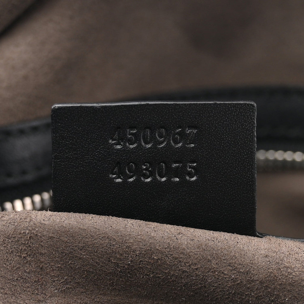 Gucci Guccissima Signature Small Day Backpack Black
