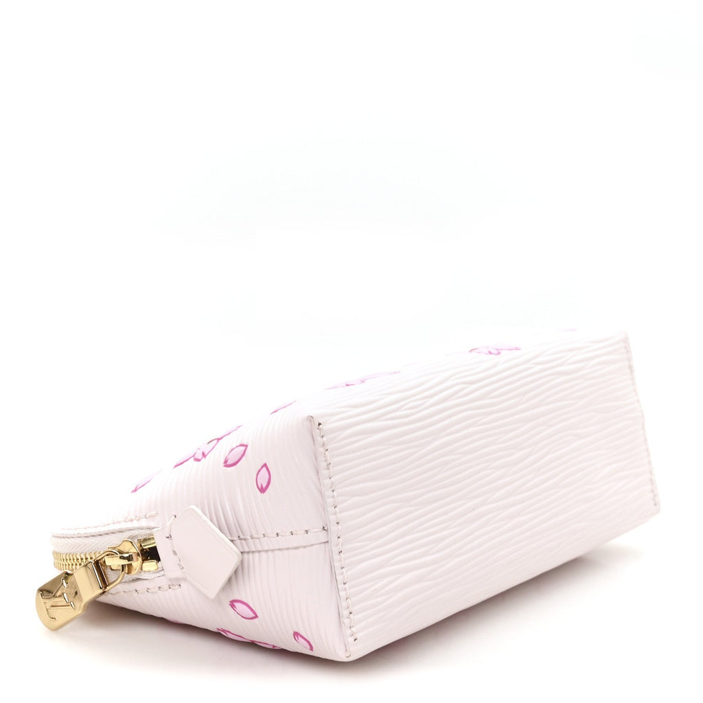 Louis Vuitton LV X TM Epi Cherry Blossom Cosmetic Pouch Pink