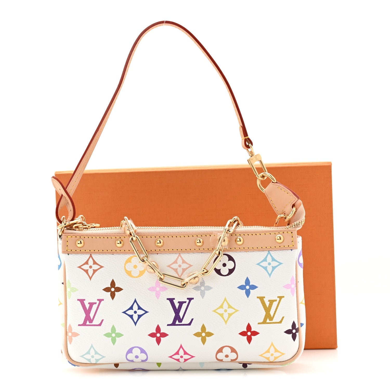 Louis Vuitton LV X TM Monogram Multicolor Pochette Accessories White