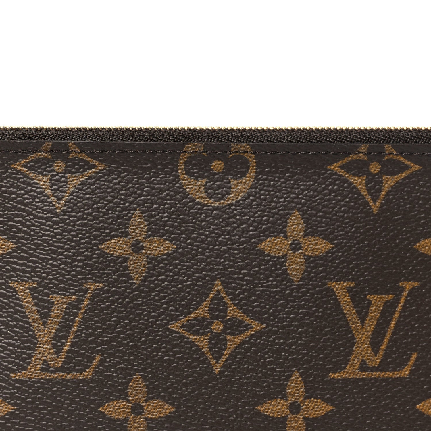 Louis Vuitton Monogram Felicie Chain Wallet Zippered Insert Fuchsia