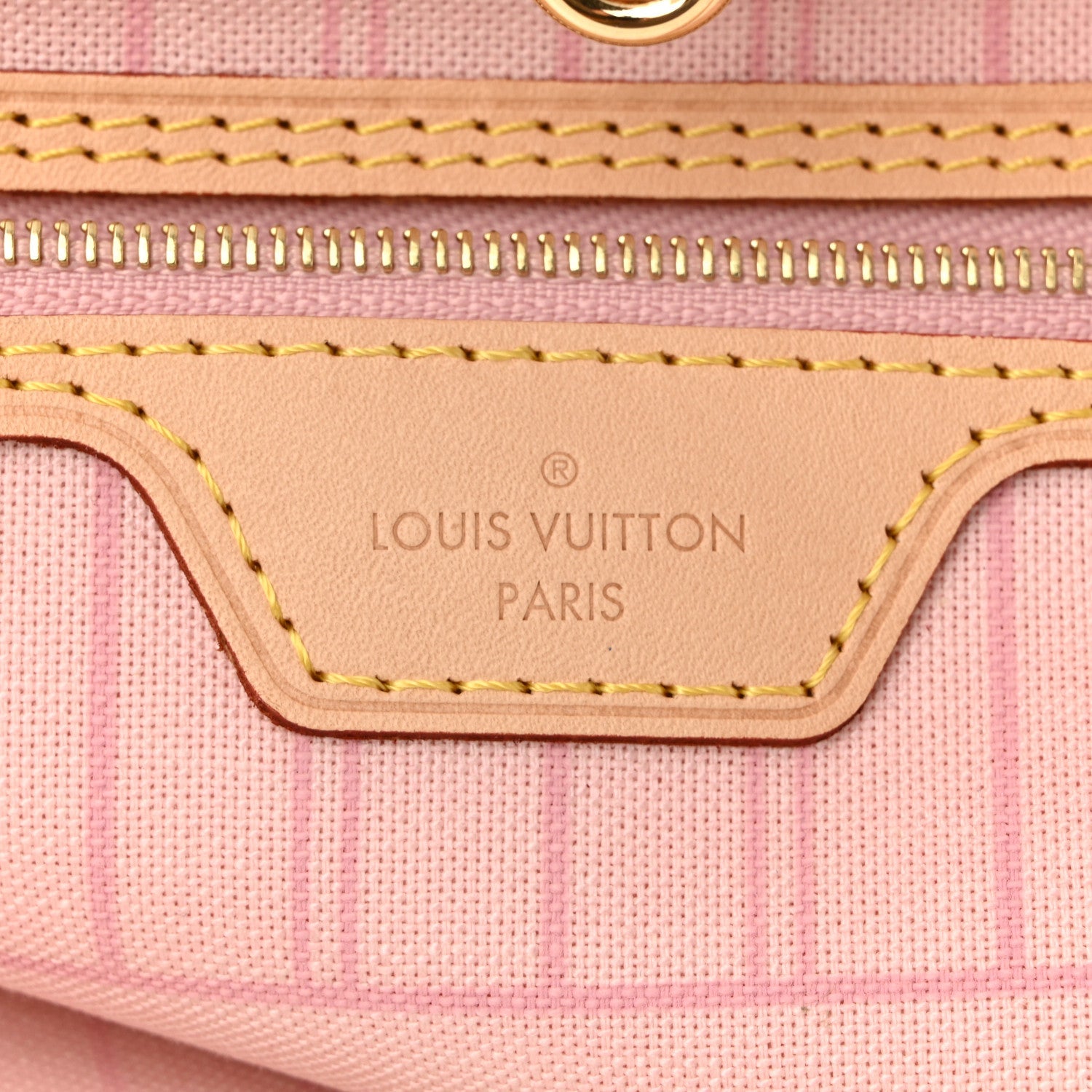 Louis Vuitton Damier Azur Neo Neverfull MM Rose Ballerine