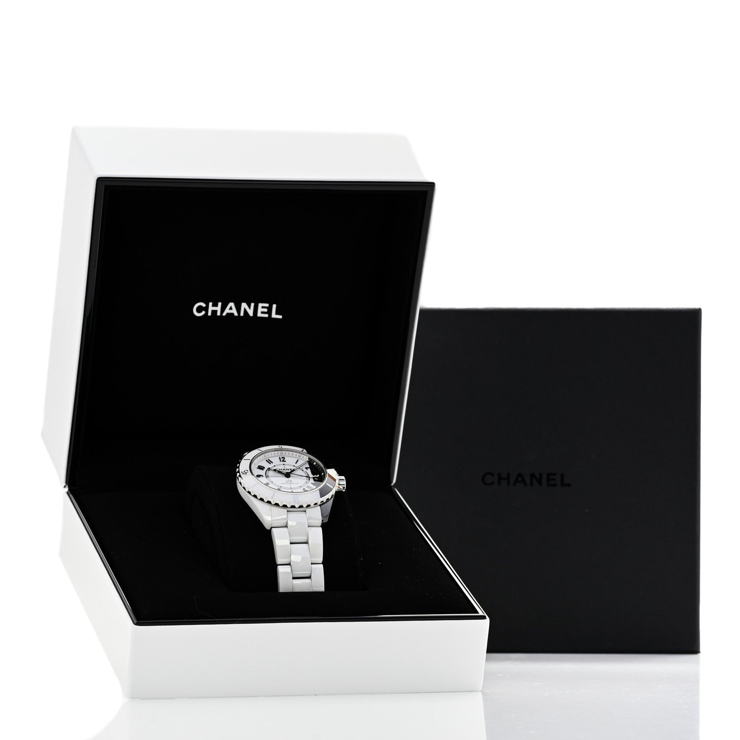 Chanel Stainless Steel Ceramic 38mm J12 Paradoxe Automatic Watch White