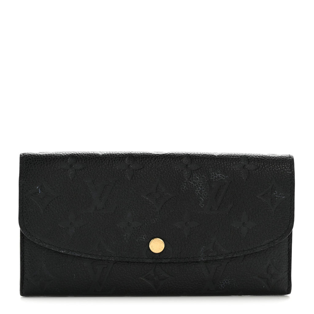 Louis Vuitton Empreinte Emilie Wallet Black Dune