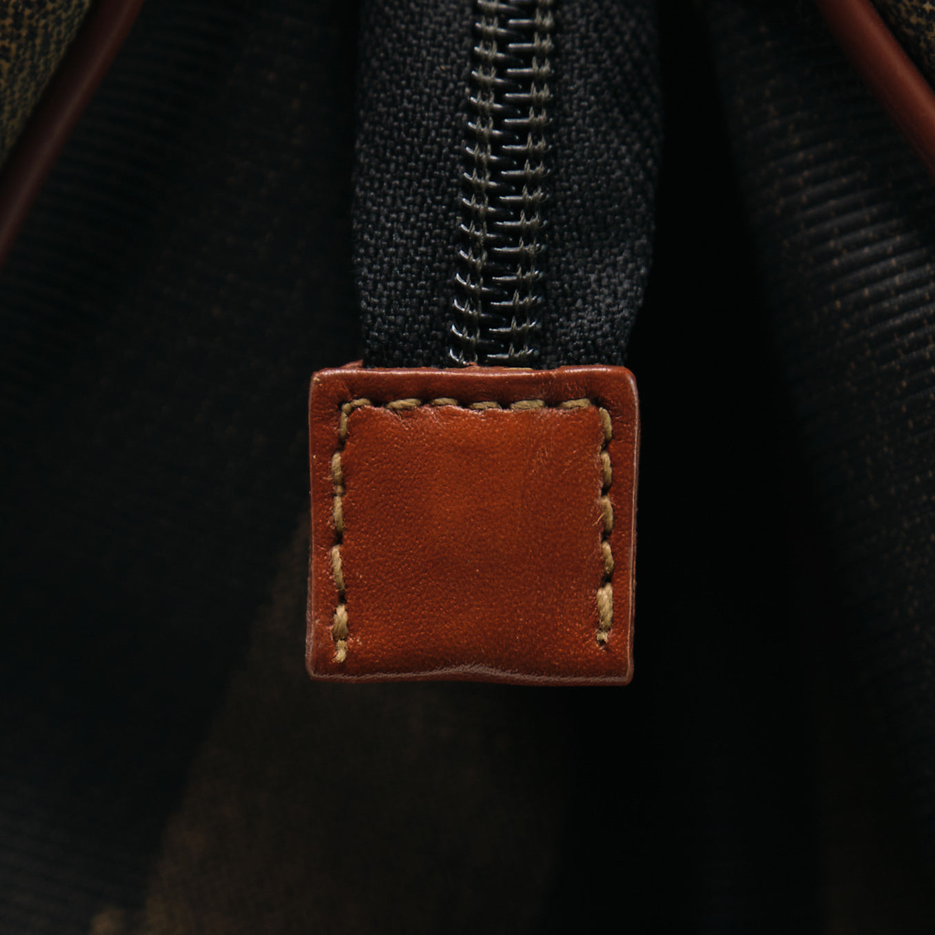 Fendi Pequin Canvas Handbag - '10s