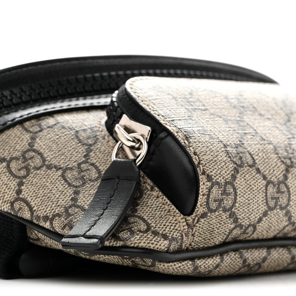 Gucci GG Supreme Monogram Belt Bag Black