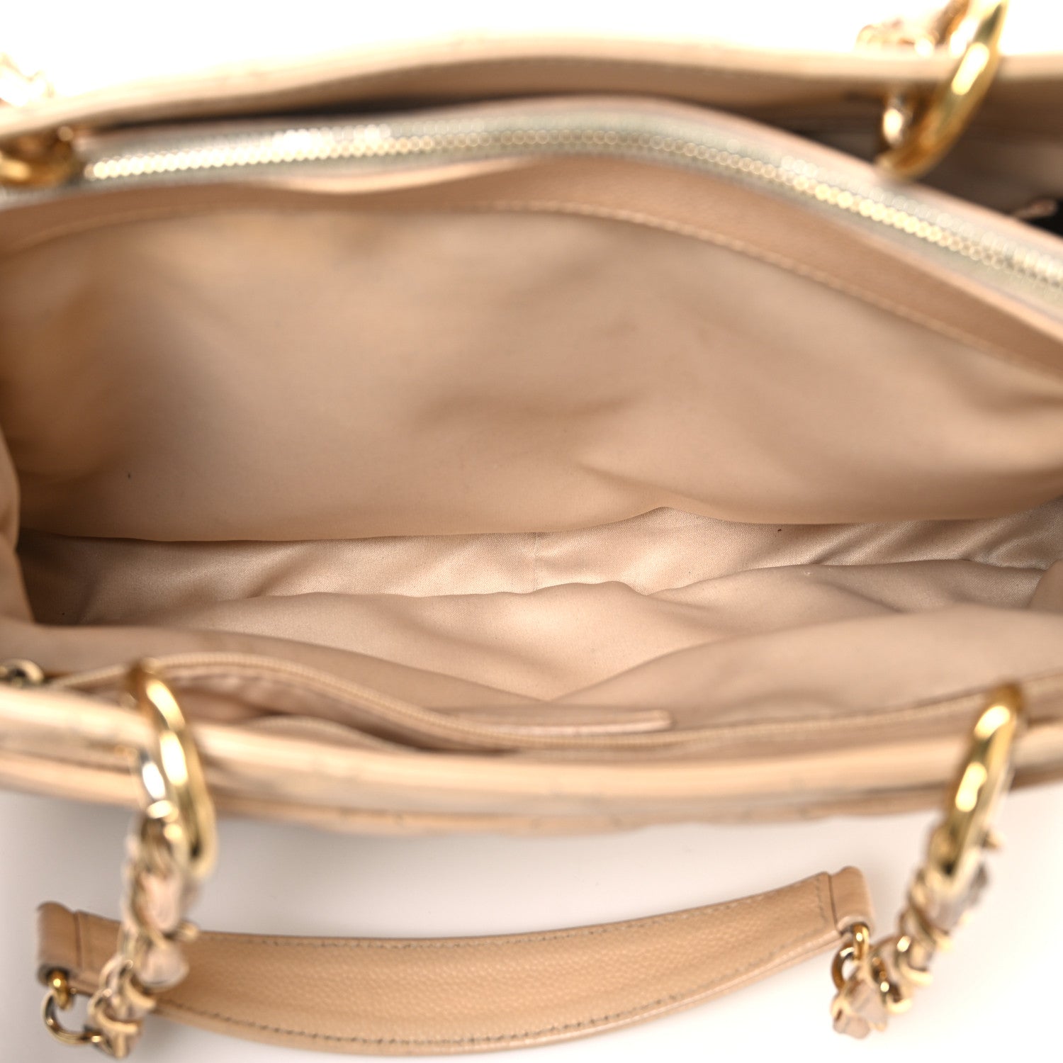 Chanel Caviar Quilted Grand Shopping Tote GST Beige