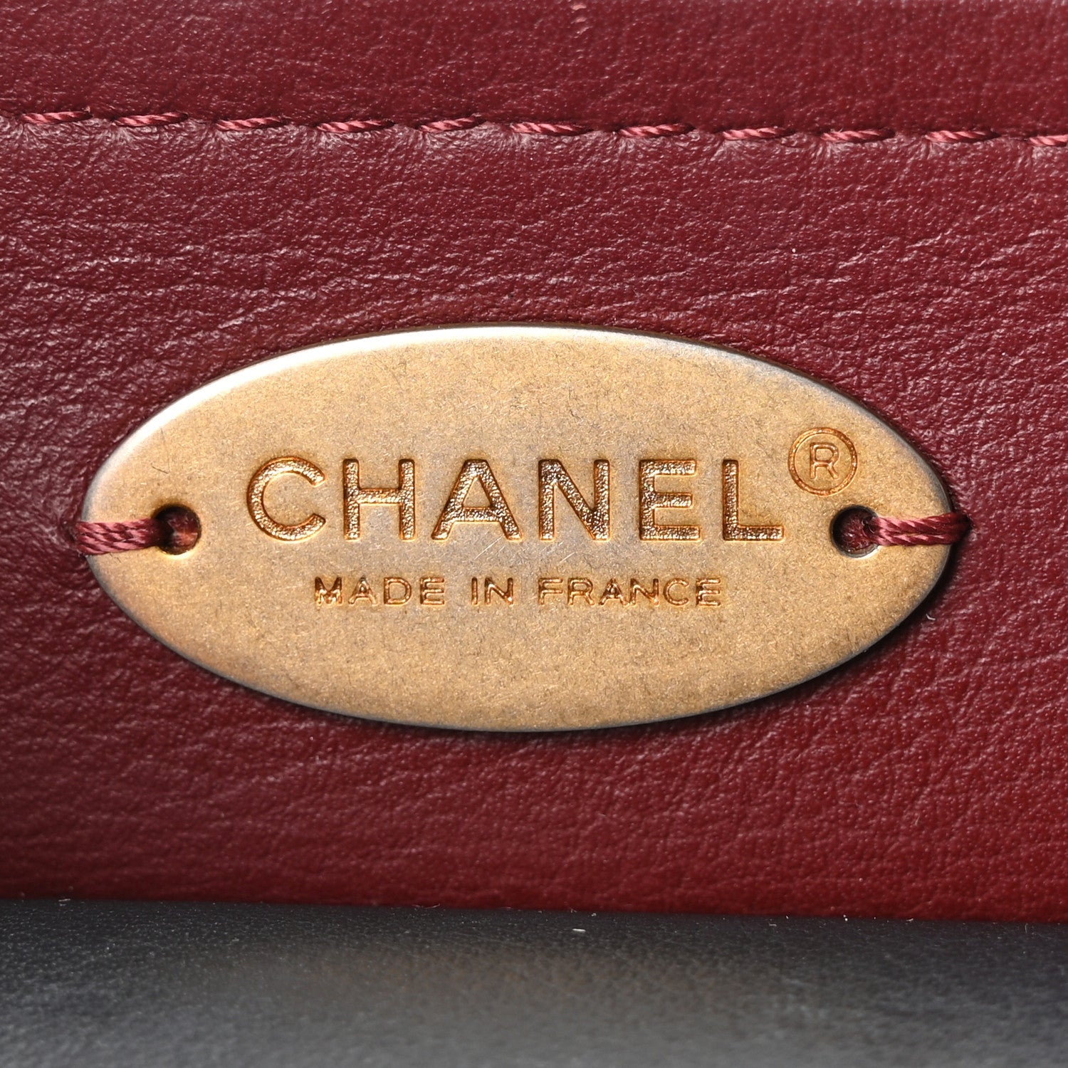 Chanel Bullskin Stitched Bi-Color Medium Shopping Tote Black