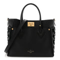 Louis Vuitton Calfskin Monogram Tufting On My Side Black