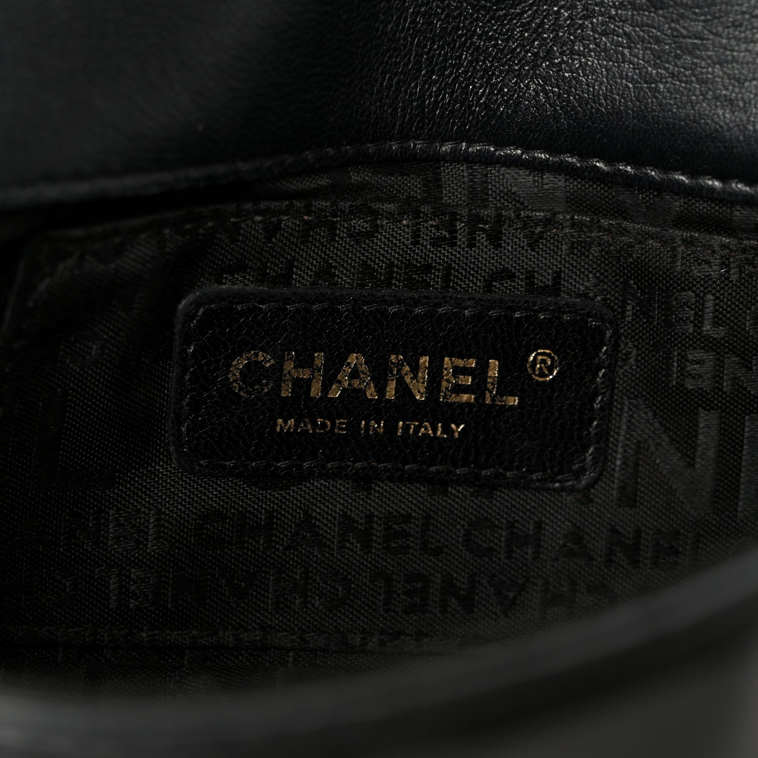 Chanel Lambskin Quilted Mini Chocolate Bar Flap Black