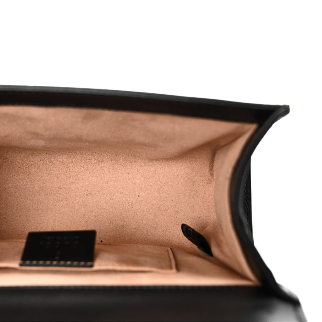 Gucci Guccissima Small Padlock Shoulder Bag Black