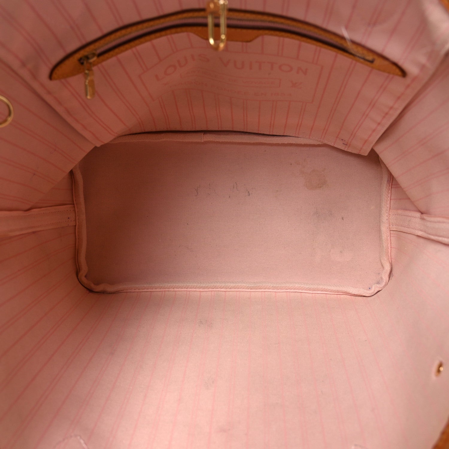 Louis Vuitton Damier Azur Neo Neverfull MM Rose Ballerine