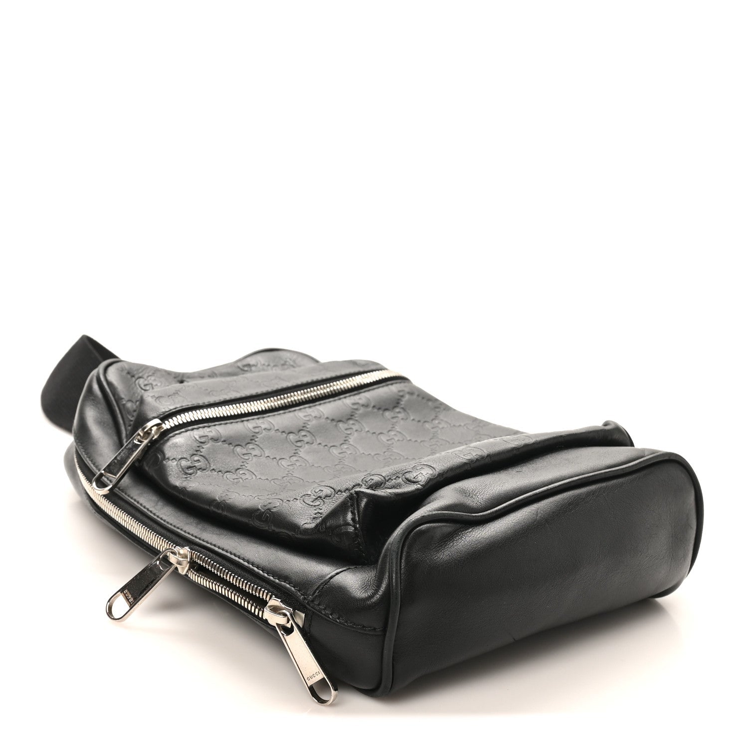 Gucci Guccissima Sling Backpack Black