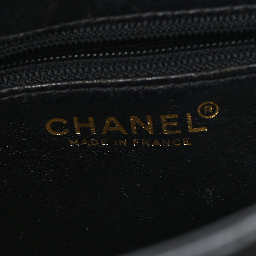 Chanel Caviar Quilted Medallion Tote Black