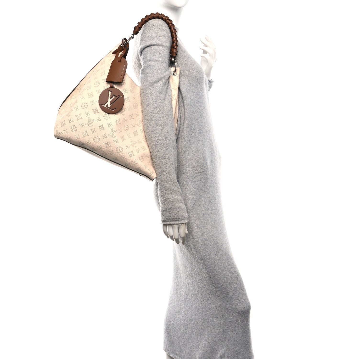 Louis Vuitton Mahina Carmel Hobo Creme