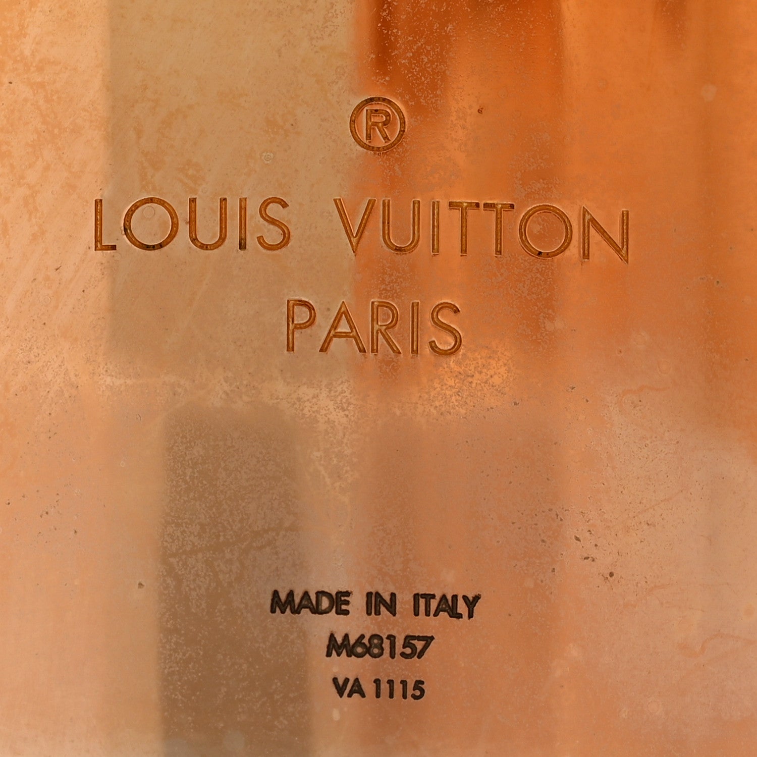 Louis Vuitton Crystal Essential V Cuff Gold