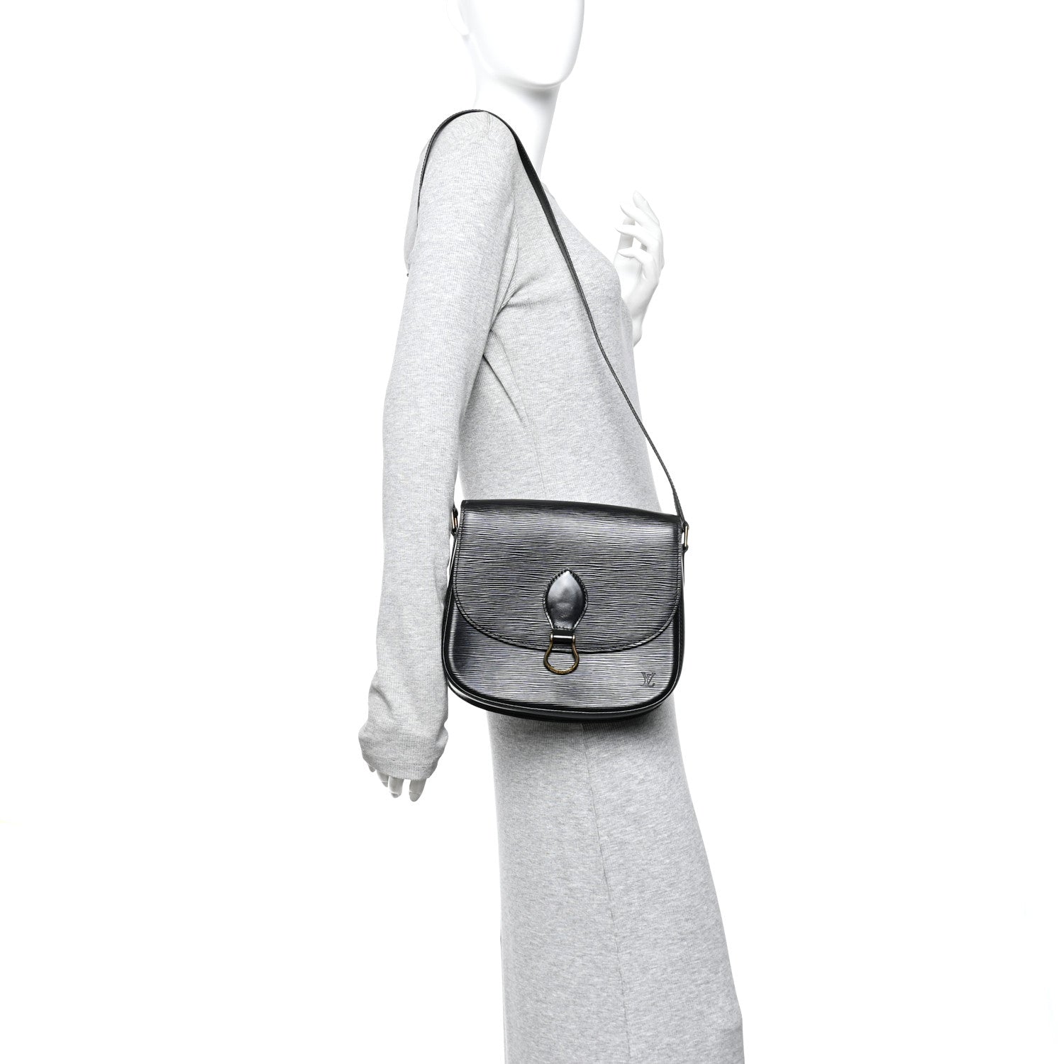 Louis Vuitton Epi Saint Cloud GM Black