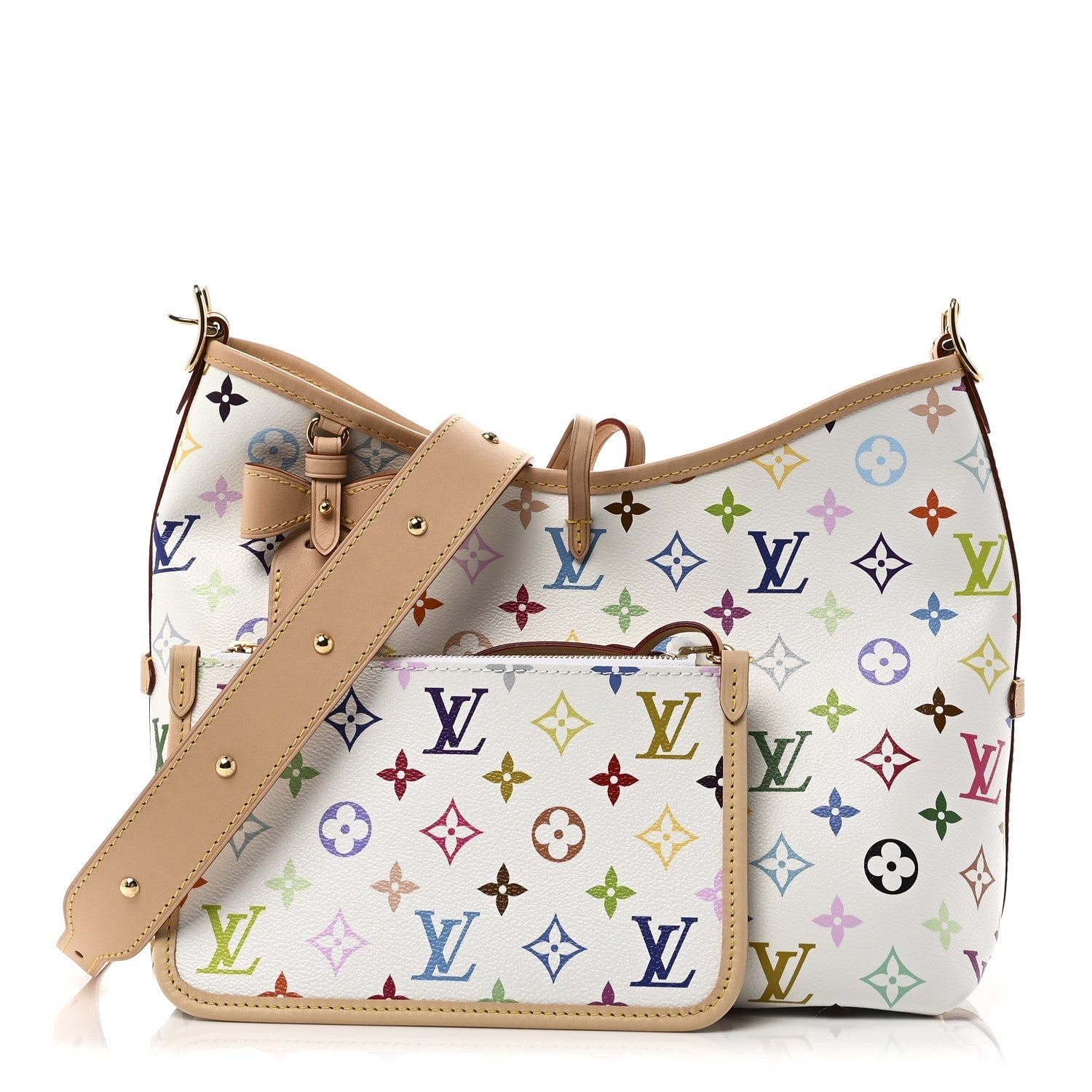 Louis Vuitton LV X TM Monogram Multicolor CarryAll PM White