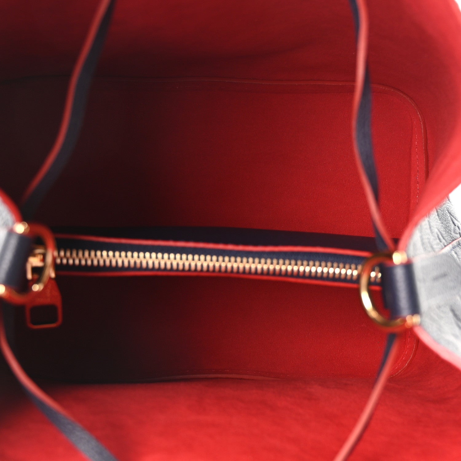 Louis Vuitton Empreinte Neonoe MM Marine Rouge