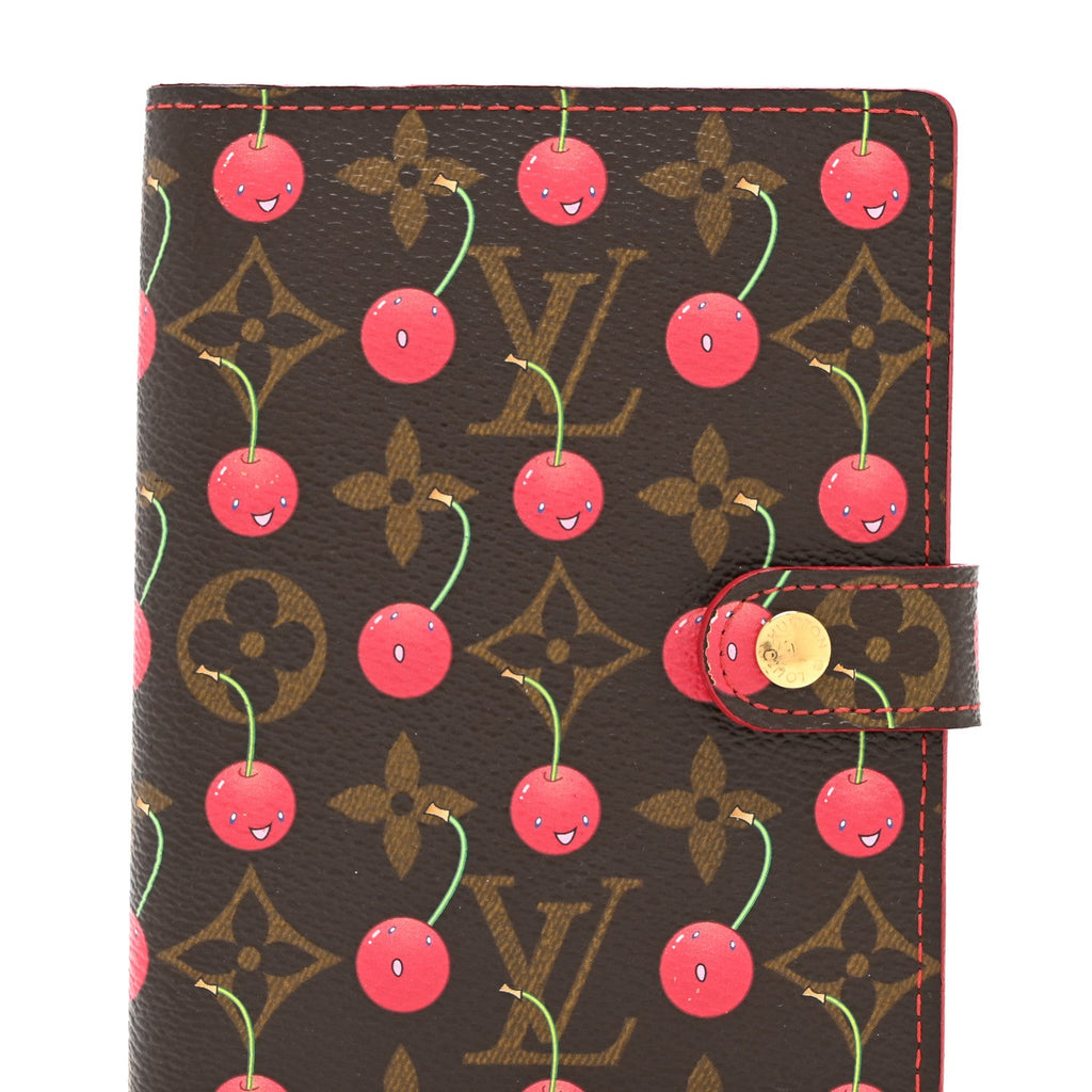Louis Vuitton Monogram Cerises Small Ring Agenda Cover