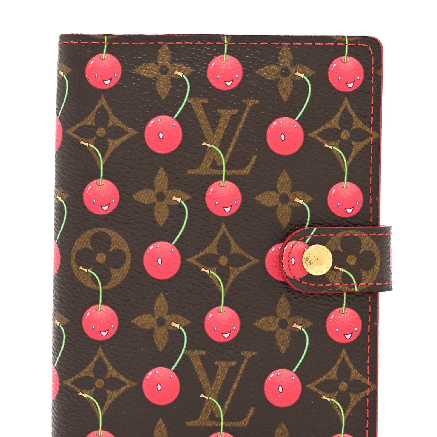 Louis Vuitton Monogram Cerises Small Ring Agenda Cover