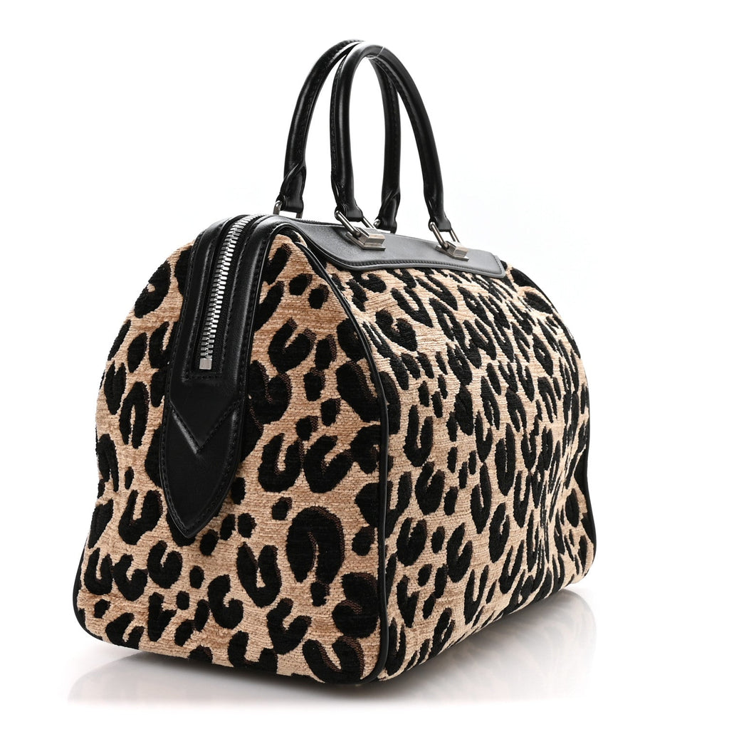 Louis Vuitton Jacquard Velvet Leopard Print Stephen Sprouse Speedy