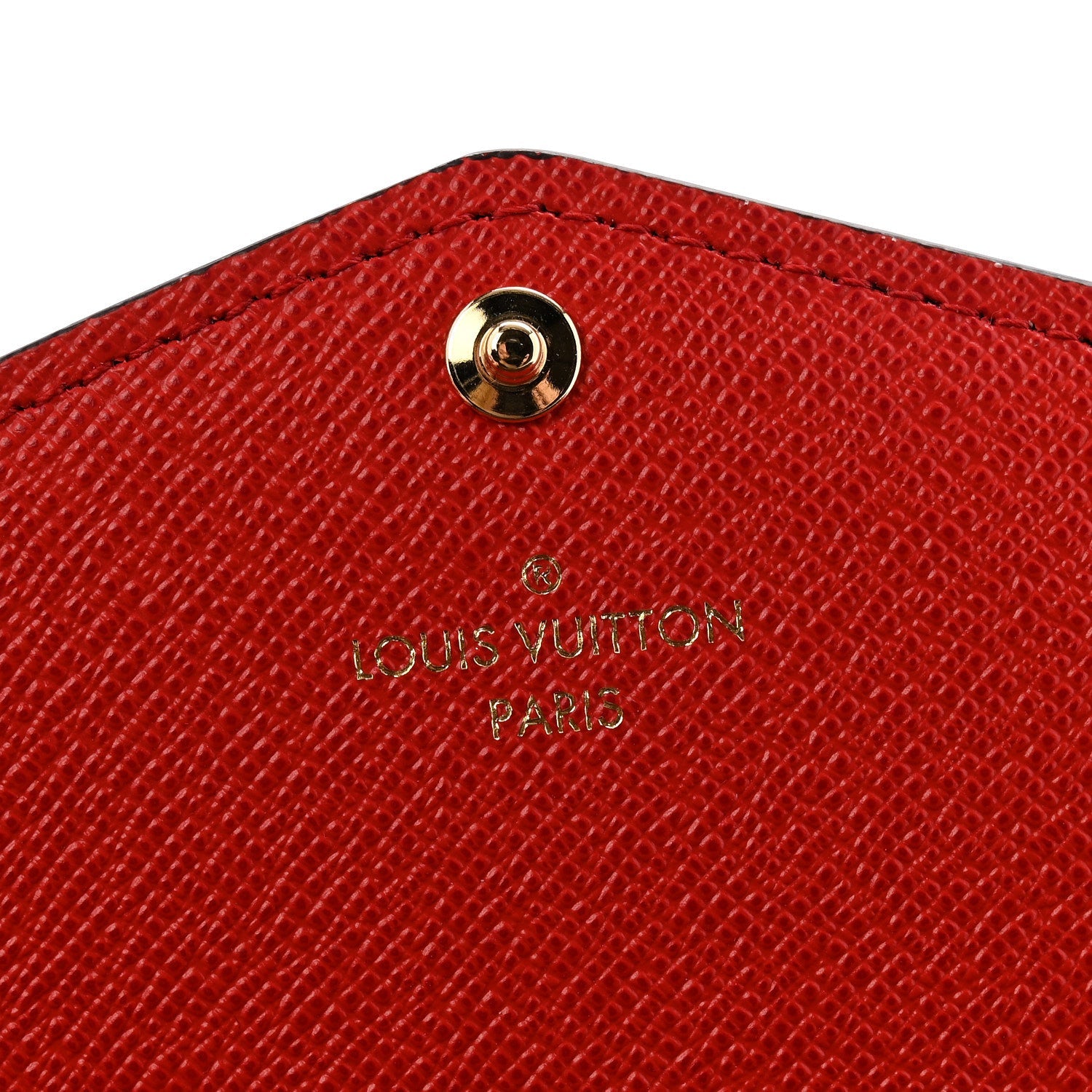Louis Vuitton Monogram Sarah Wallet NM Coquelicot