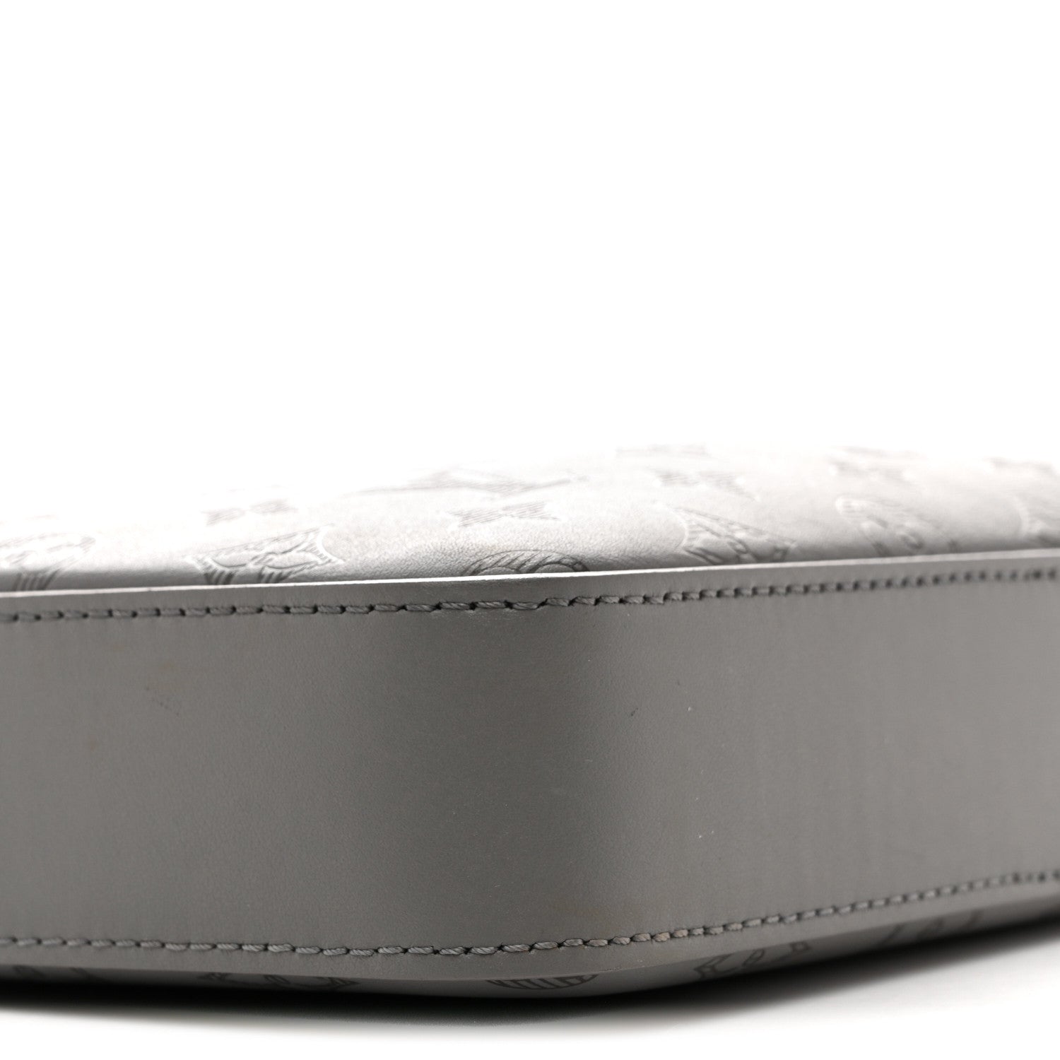 Louis Vuitton Calfskin Monogram Shadow Trio Messenger Anthracite Gray