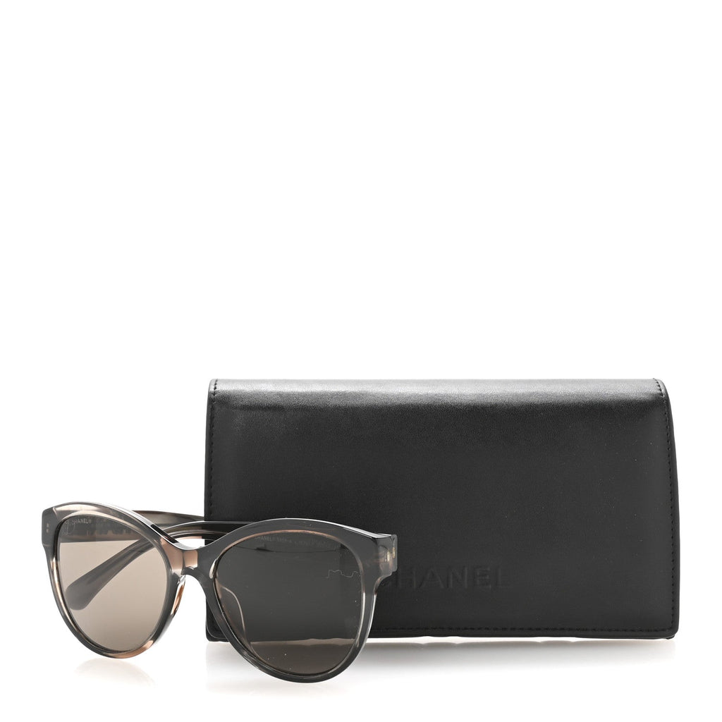 Acetate Pantos Logo Sunglasses 5458-A Brown
