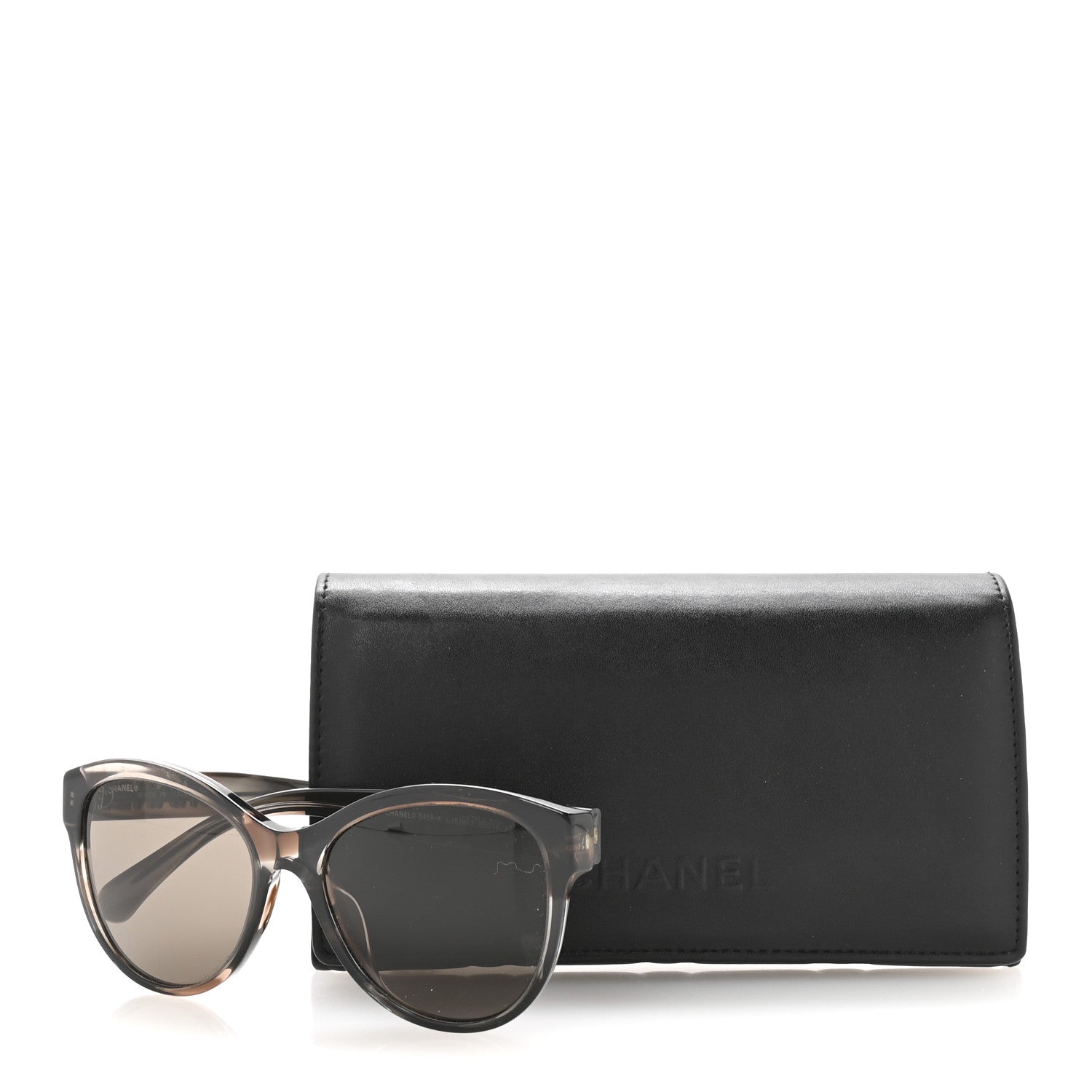 Acetate Pantos Logo Sunglasses 5458-A Brown