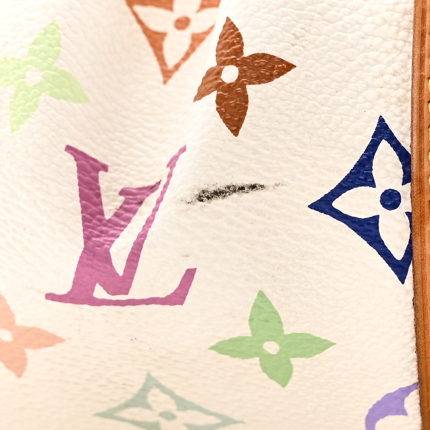 Louis Vuitton Monogram Multicolor Courtney MM White