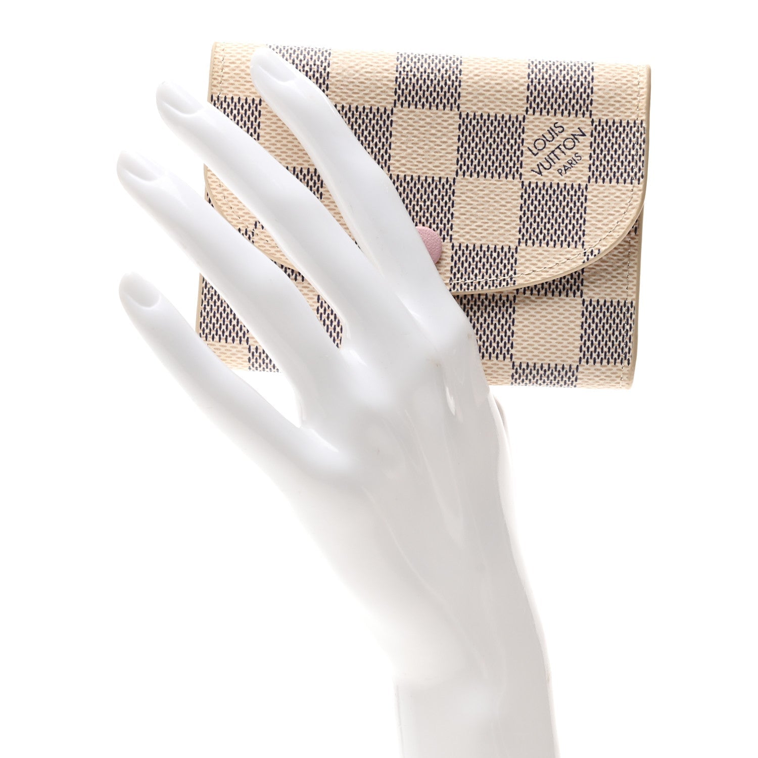 Louis Vuitton Damier Azur Rosalie Coin Purse Rose Ballerine