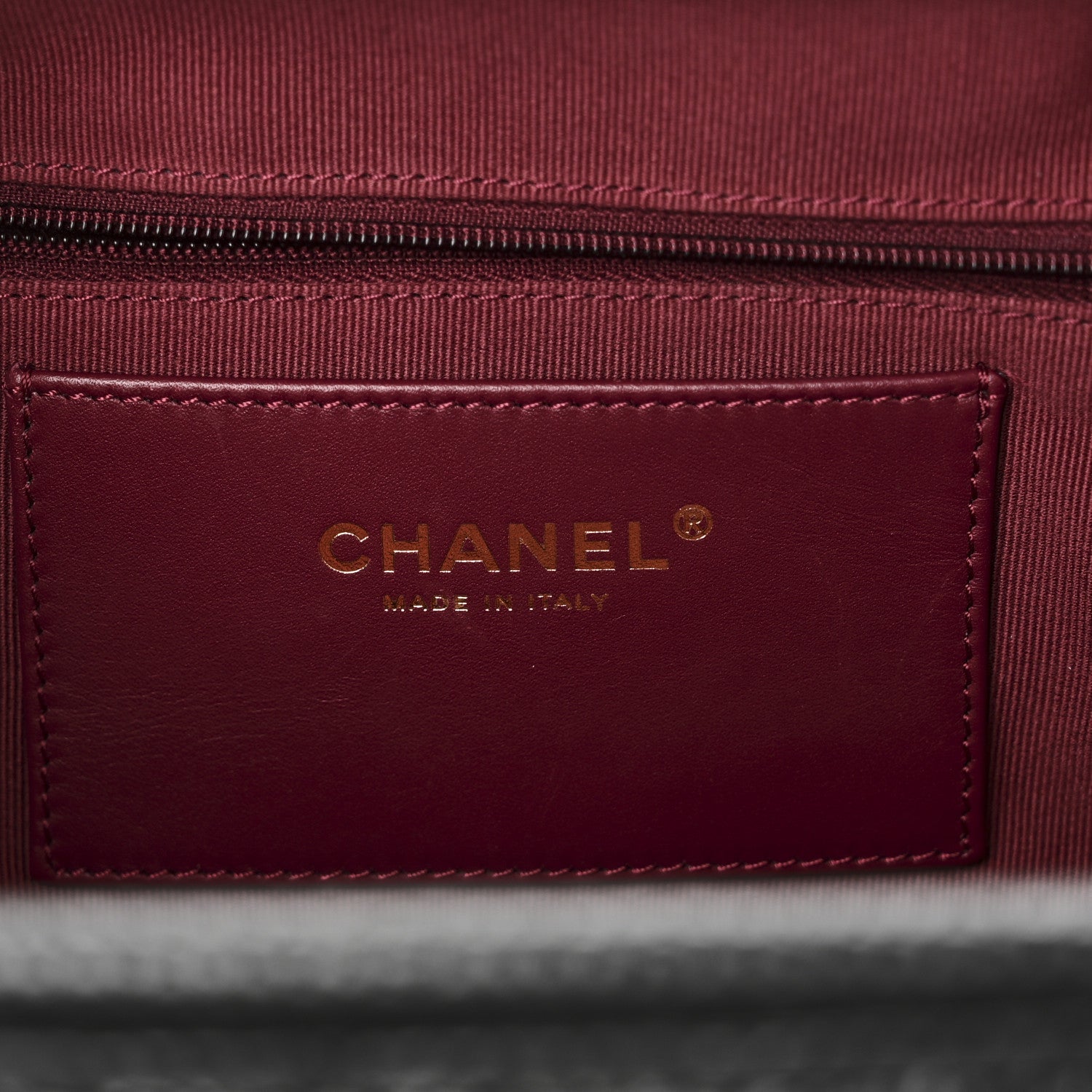 Chanel Shiny Caviar Quilted Large Bowling Bag Black