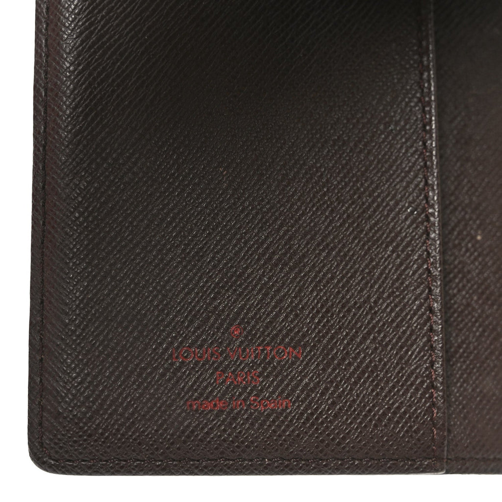 Louis Vuitton Damier Ebene Small Ring Agenda Cover