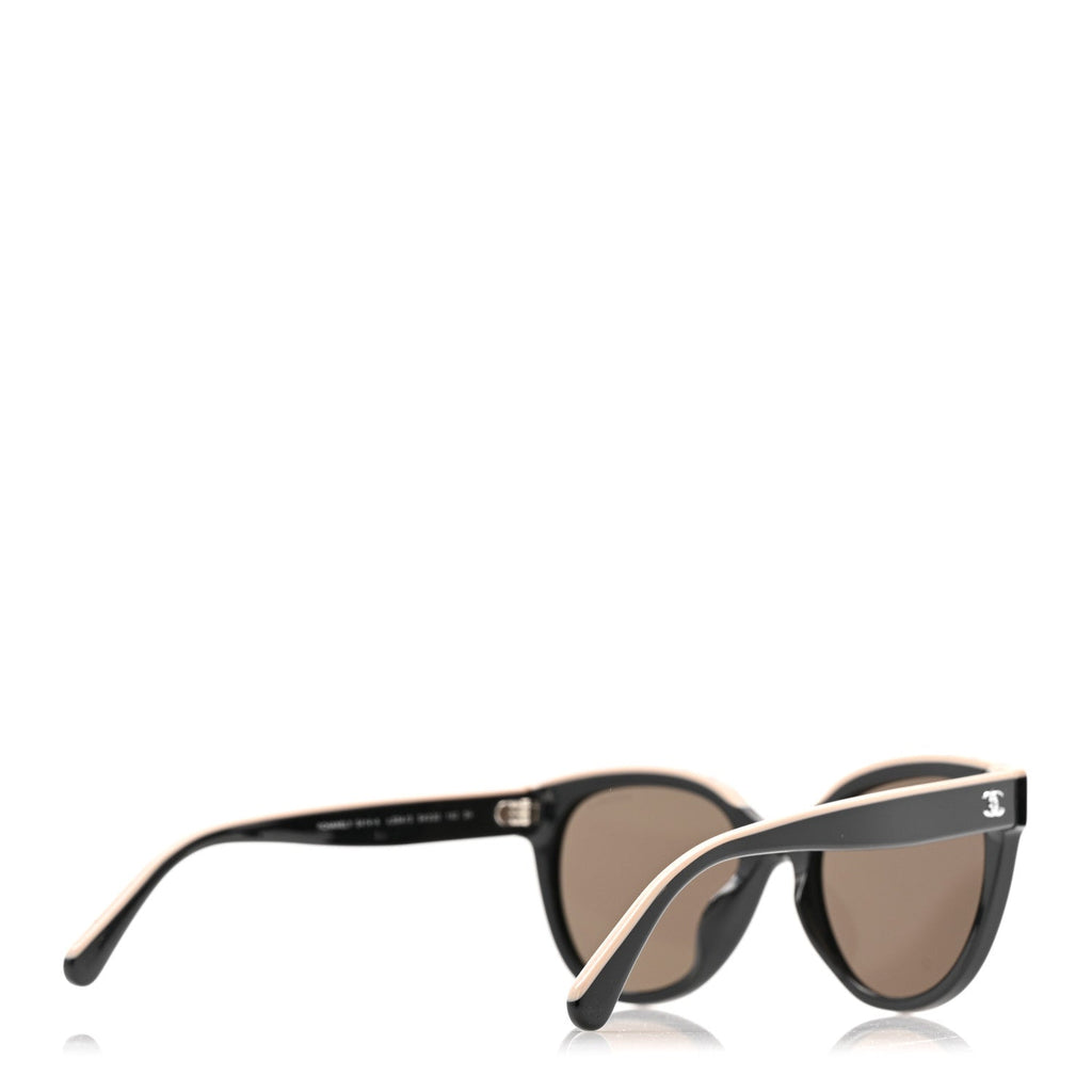 Acetate CC Butterfly Sunglasses 5414 Black Beige