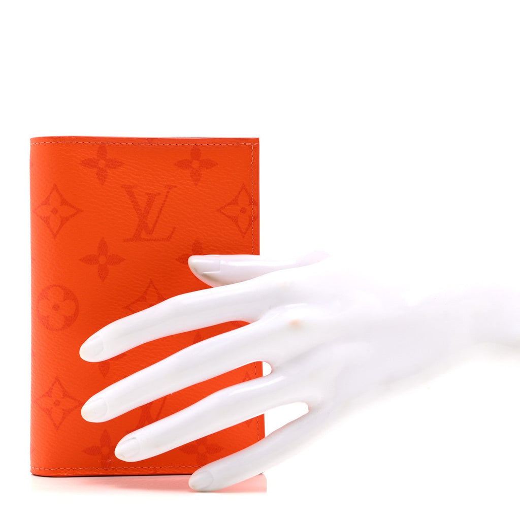 Louis Vuitton Taigarama Passport Cover Orange