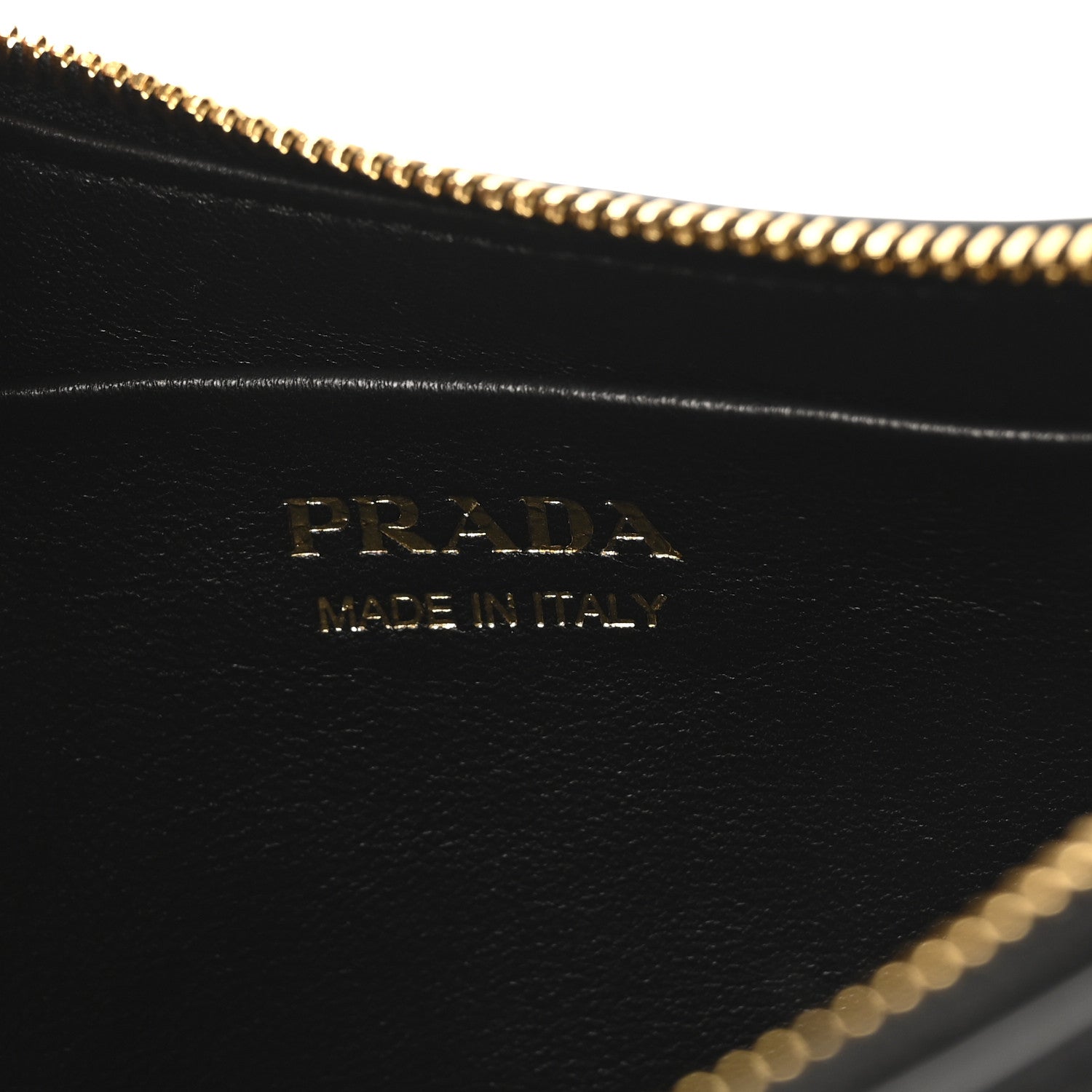Prada Soft Calfskin Arque Shoulder Bag Black