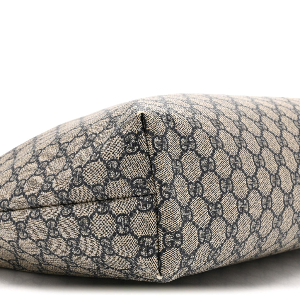 Gucci GG Plus Monogram Medium Signature Web Loop Tote Navy