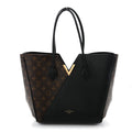 Louis Vuitton Calfskin Monogram Kimono Tote  Black