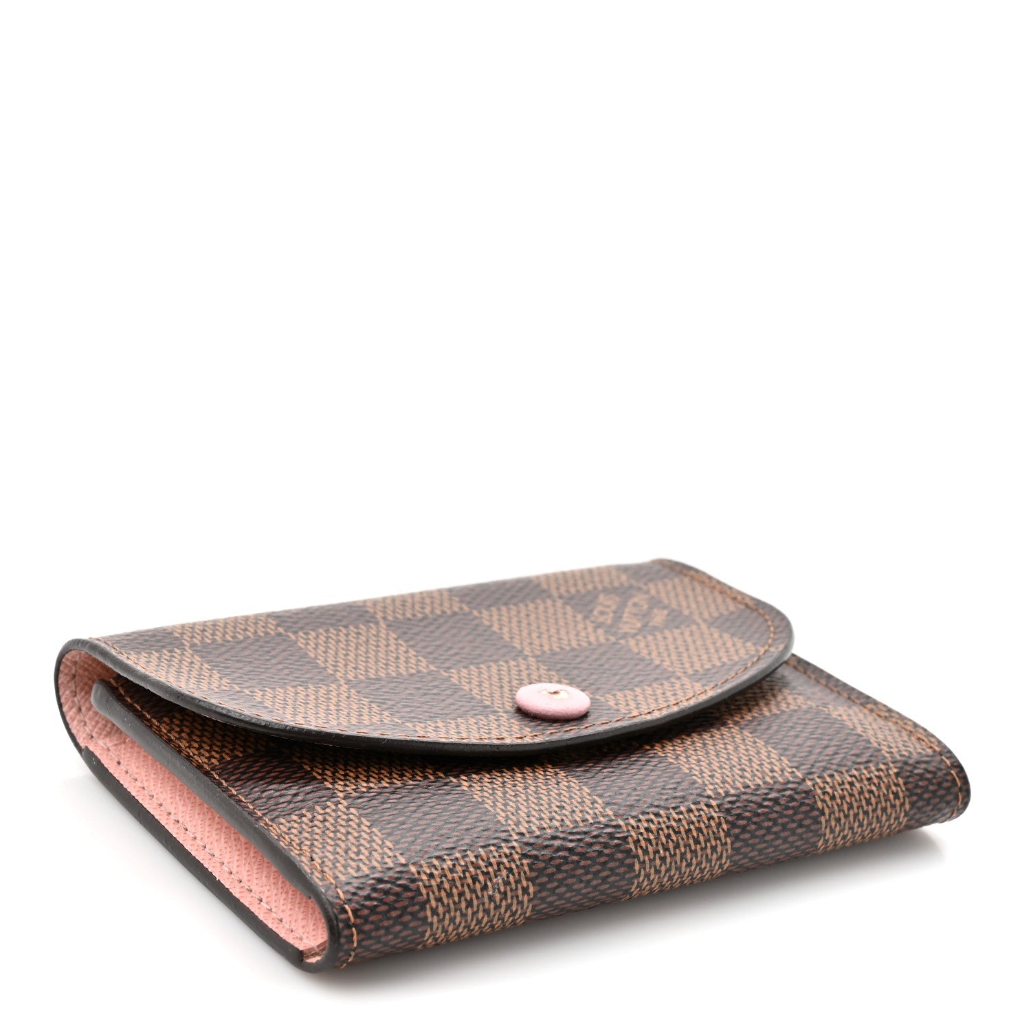 Louis Vuitton Damier Ebene Rosalie Coin Purse Rose Ballerine