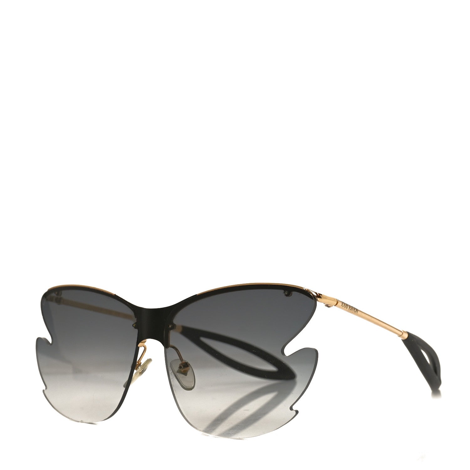 Louis Vuitton Bohemian Vuittony Square Sunglasses Z1235W Silver Mirror