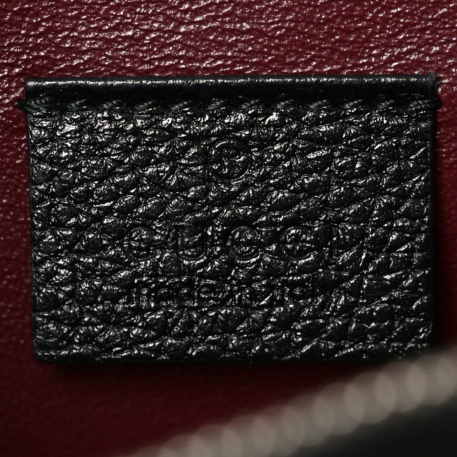 Gucci Grainy Calfskin Medium Zumi Top Handle Bag Black