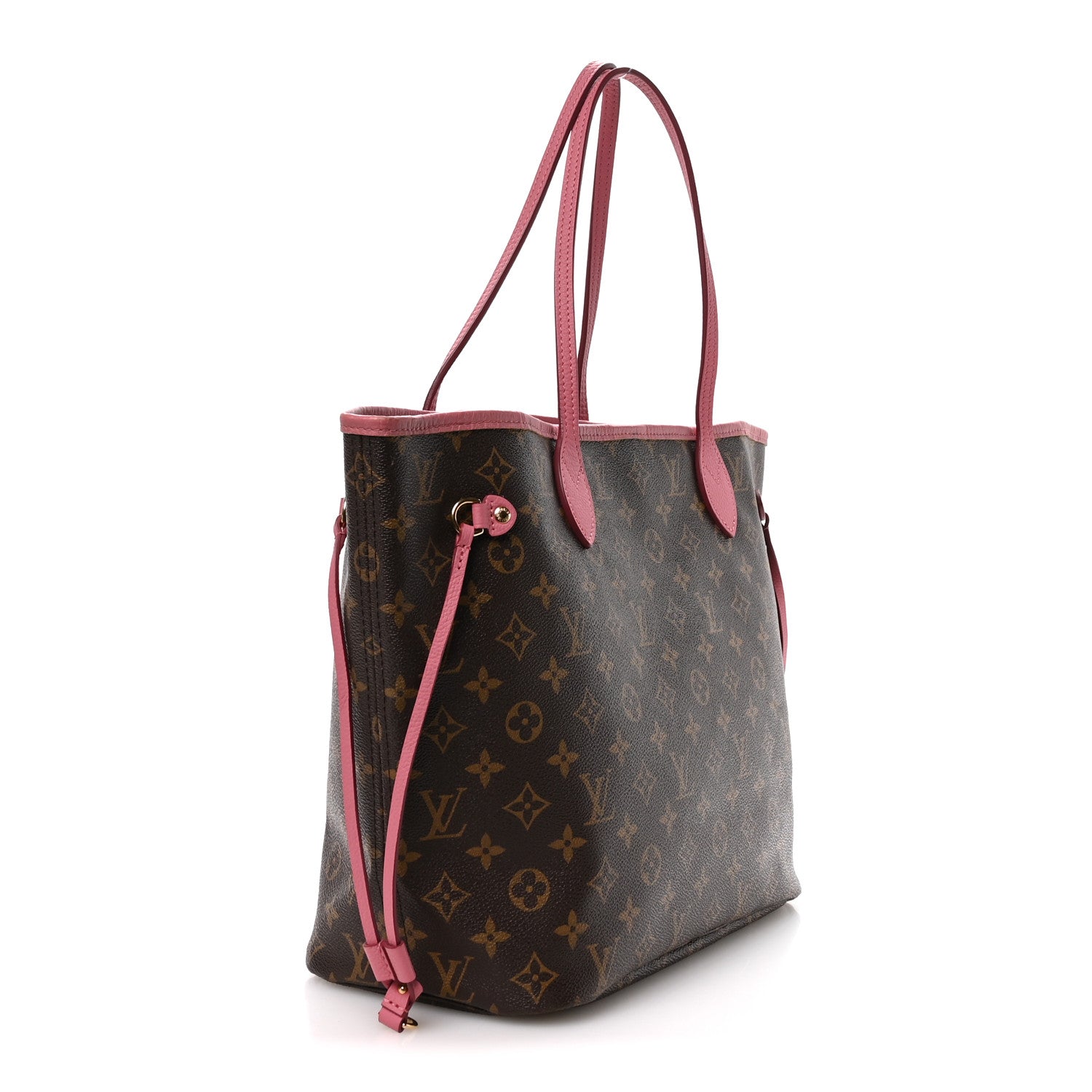 Louis Vuitton Monogram Articles de Voyage Ikat Neverfull MM Rose Velours