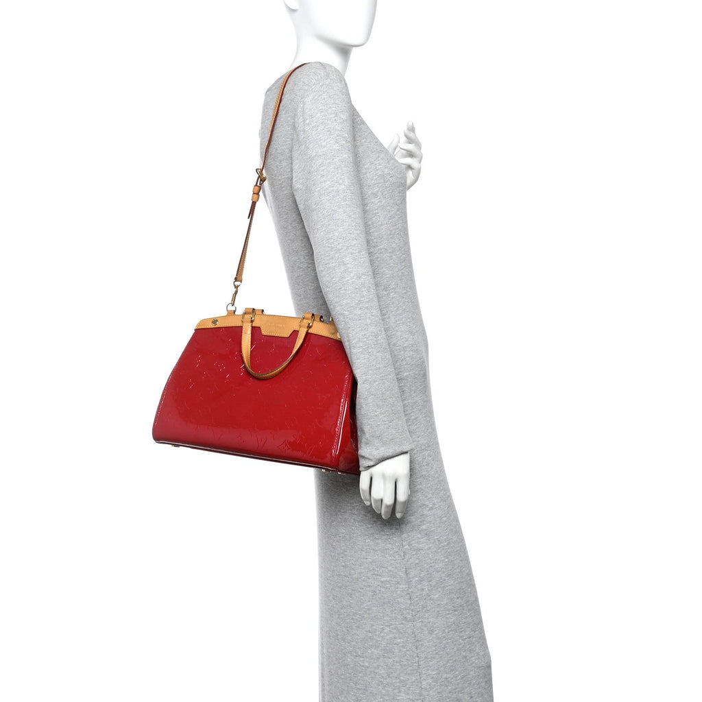 Louis Vuitton Vernis Brea MM Rose Indien