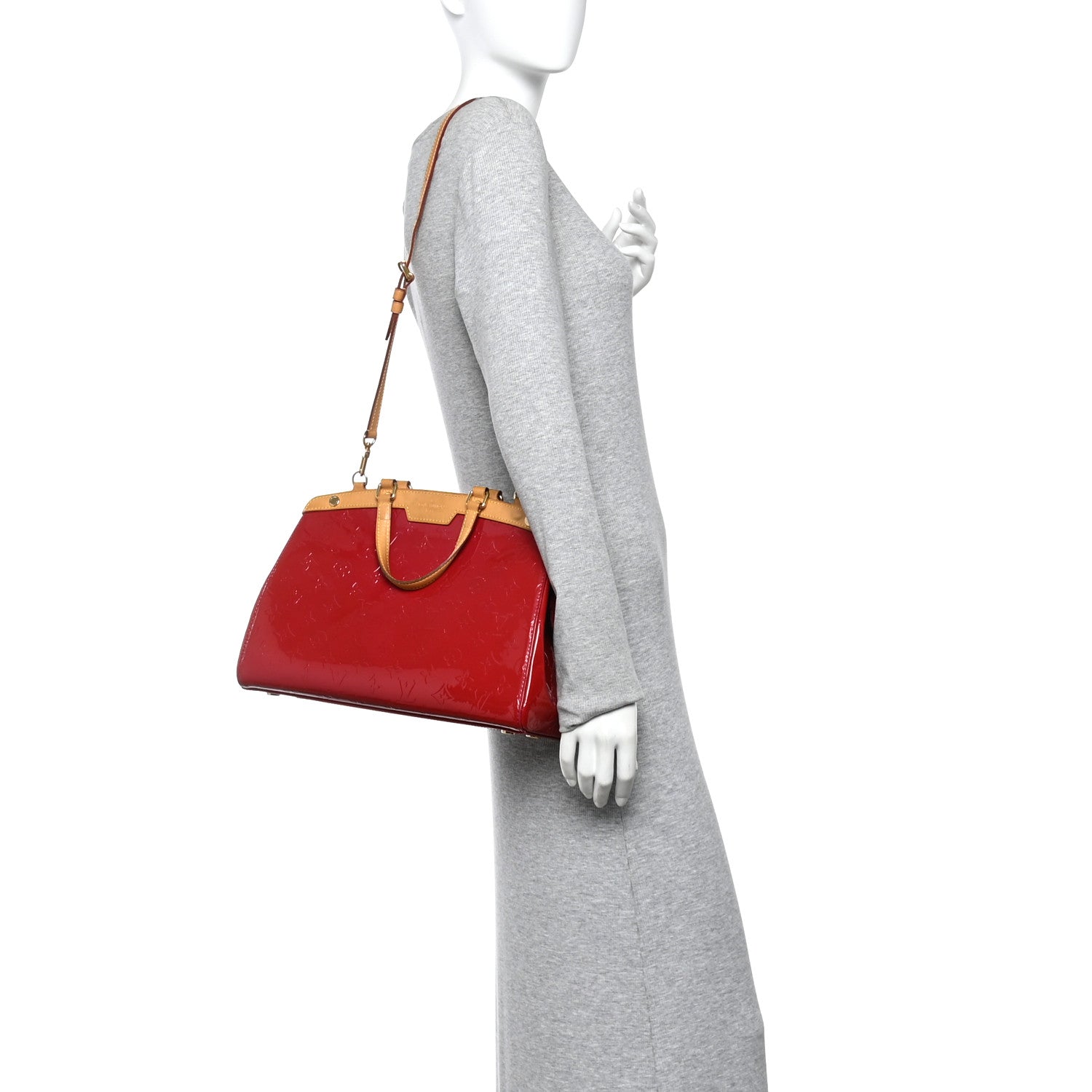 Louis Vuitton Vernis Brea MM Rose Indien